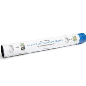 Art History, Bucket List Scratch Poster, 17" x 24", NWT